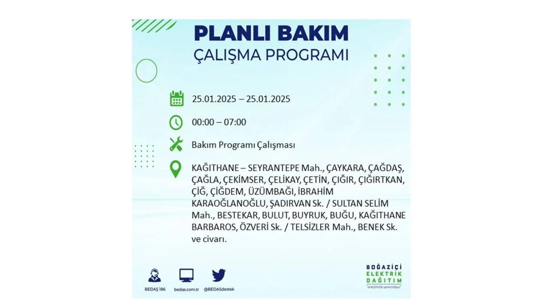 25 Ocak Cuma İstanbul elektrik kesintisi: BEDAŞ elektrik kesintisi yaşayacak ilçeleri teker teker duyurdu 5