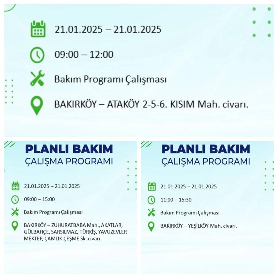 21 Ocak Salı günü saatlerce elektrik olmayacak: BEDAŞ elektrik kesintisi yaşayacak ilçeleri sıraladı 22