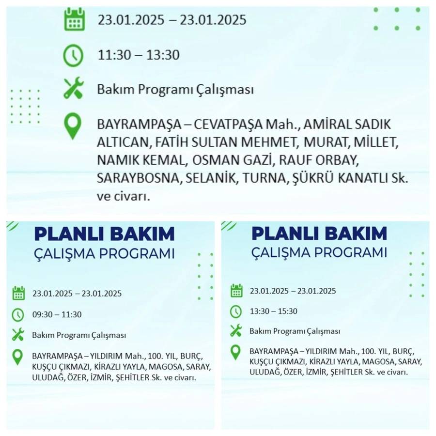 23 Ocak 2025 elektrik kesintisi: BEDAŞ elektrik kesintisi yaşayacak ilçeleri sıraladı 16