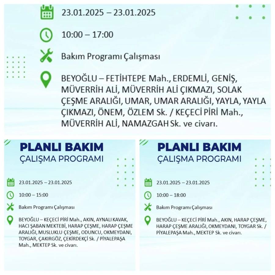 23 Ocak 2025 elektrik kesintisi: BEDAŞ elektrik kesintisi yaşayacak ilçeleri sıraladı 13