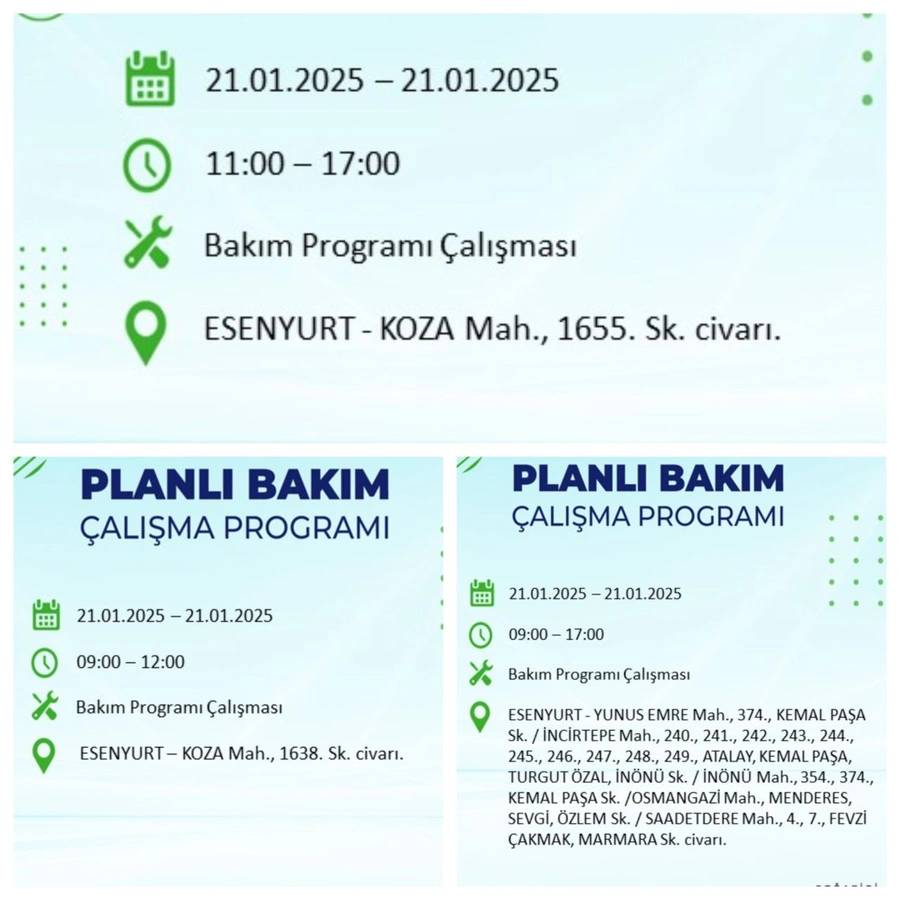 21 Ocak Salı günü saatlerce elektrik olmayacak: BEDAŞ elektrik kesintisi yaşayacak ilçeleri sıraladı 10