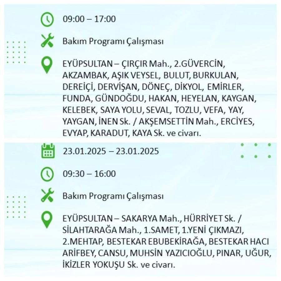 23 Ocak 2025 elektrik kesintisi: BEDAŞ elektrik kesintisi yaşayacak ilçeleri sıraladı 10