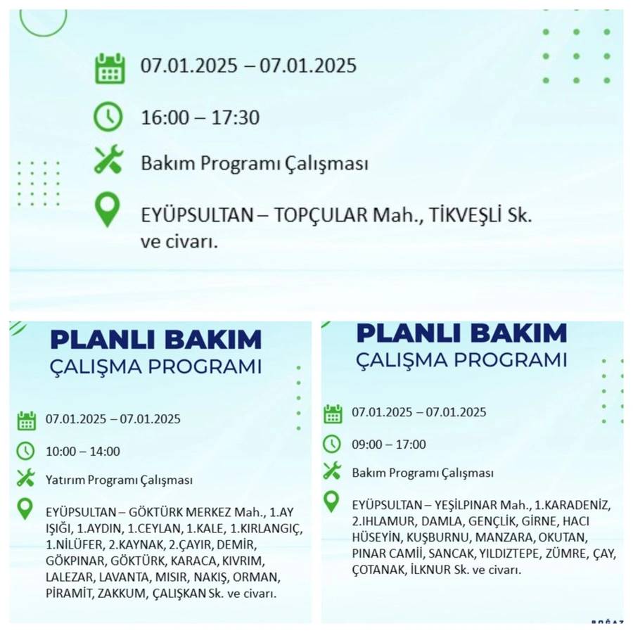 BEDAŞ o ilçeleri teker teker sıraladı: 7 Ocak Salı İstanbul elektrik kesintisi 10