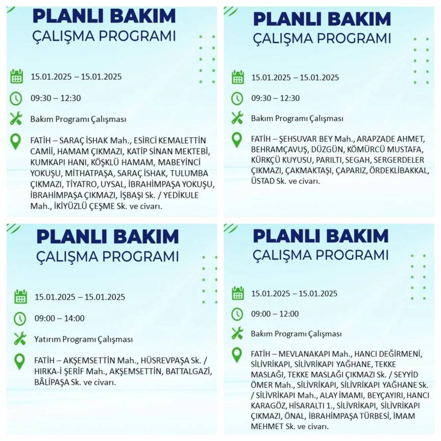 15 Ocak İstanbul elektrik kesintisi: BEDAŞ elektrik kesintisi yaşayacak ilçeleri sıraladı 12