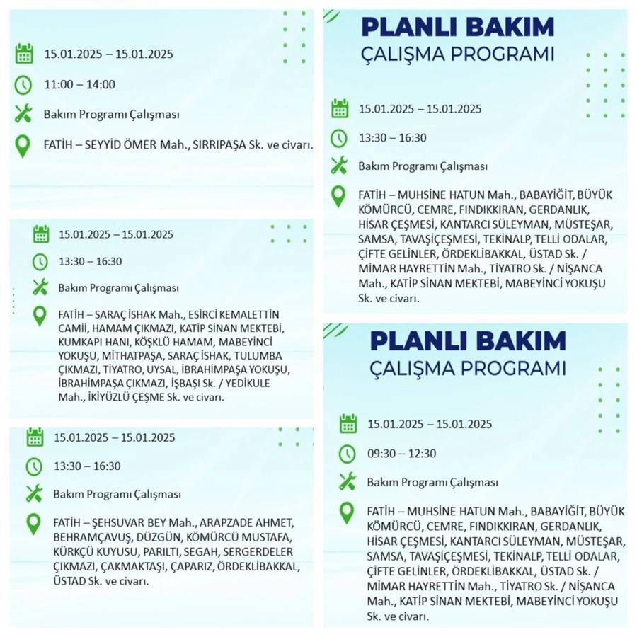 15 Ocak İstanbul elektrik kesintisi: BEDAŞ elektrik kesintisi yaşayacak ilçeleri sıraladı 11