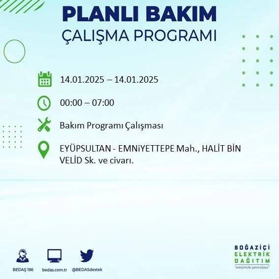 14 Ocak İstanbul elektrik kesintisi: BEDAŞ elektrik kesintisi yaşayacak ilçeleri sıraladı 39