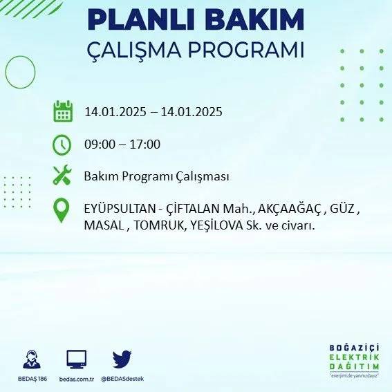 14 Ocak İstanbul elektrik kesintisi: BEDAŞ elektrik kesintisi yaşayacak ilçeleri sıraladı 35