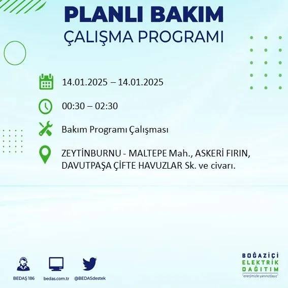 14 Ocak İstanbul elektrik kesintisi: BEDAŞ elektrik kesintisi yaşayacak ilçeleri sıraladı 1