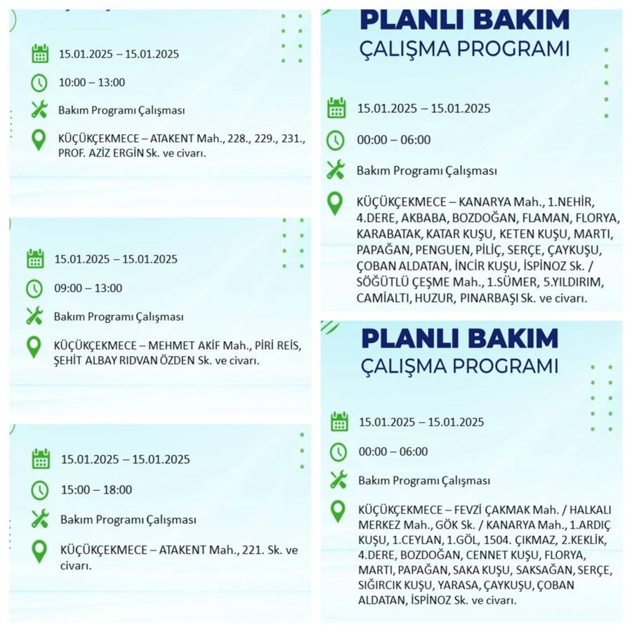 15 Ocak İstanbul elektrik kesintisi: BEDAŞ elektrik kesintisi yaşayacak ilçeleri sıraladı 6