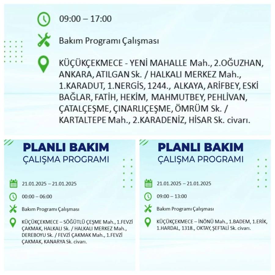 21 Ocak Salı günü saatlerce elektrik olmayacak: BEDAŞ elektrik kesintisi yaşayacak ilçeleri sıraladı 6