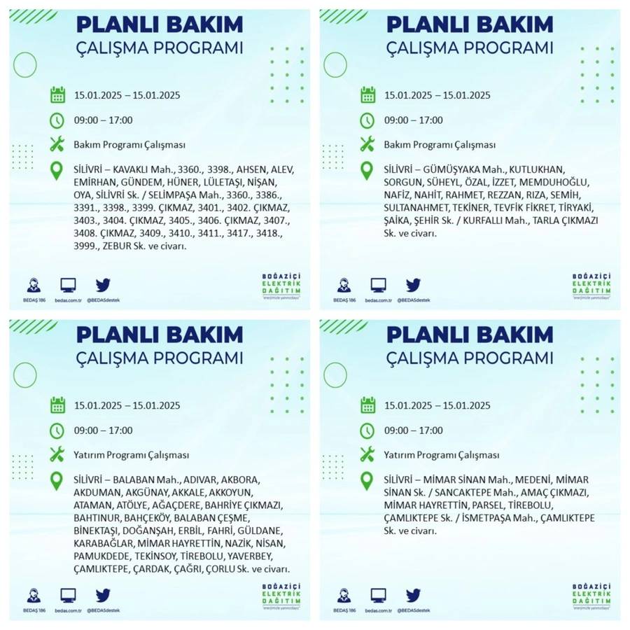 15 Ocak İstanbul elektrik kesintisi: BEDAŞ elektrik kesintisi yaşayacak ilçeleri sıraladı 4