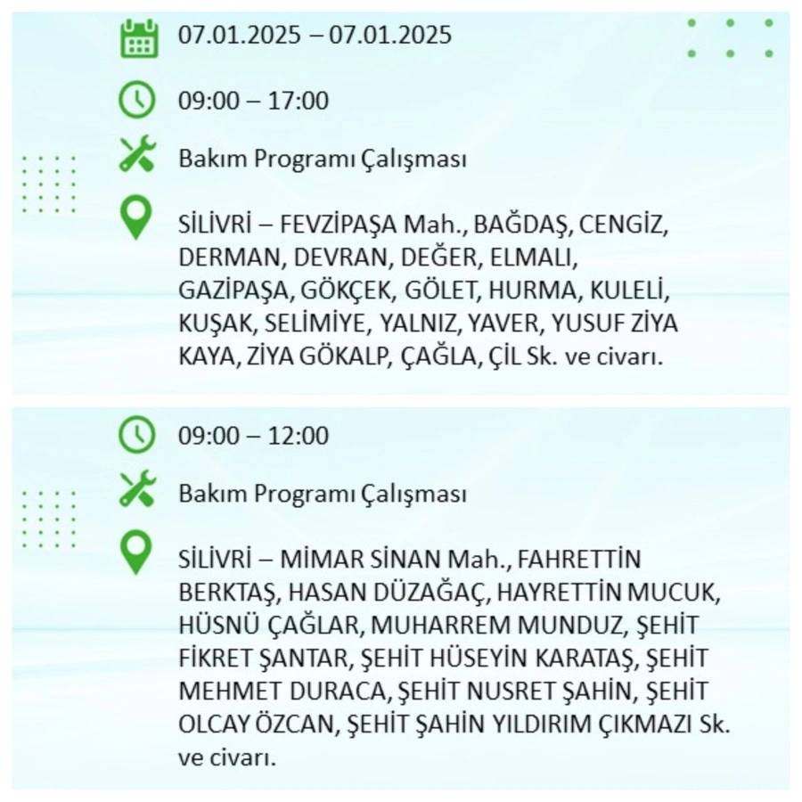 BEDAŞ o ilçeleri teker teker sıraladı: 7 Ocak Salı İstanbul elektrik kesintisi 2