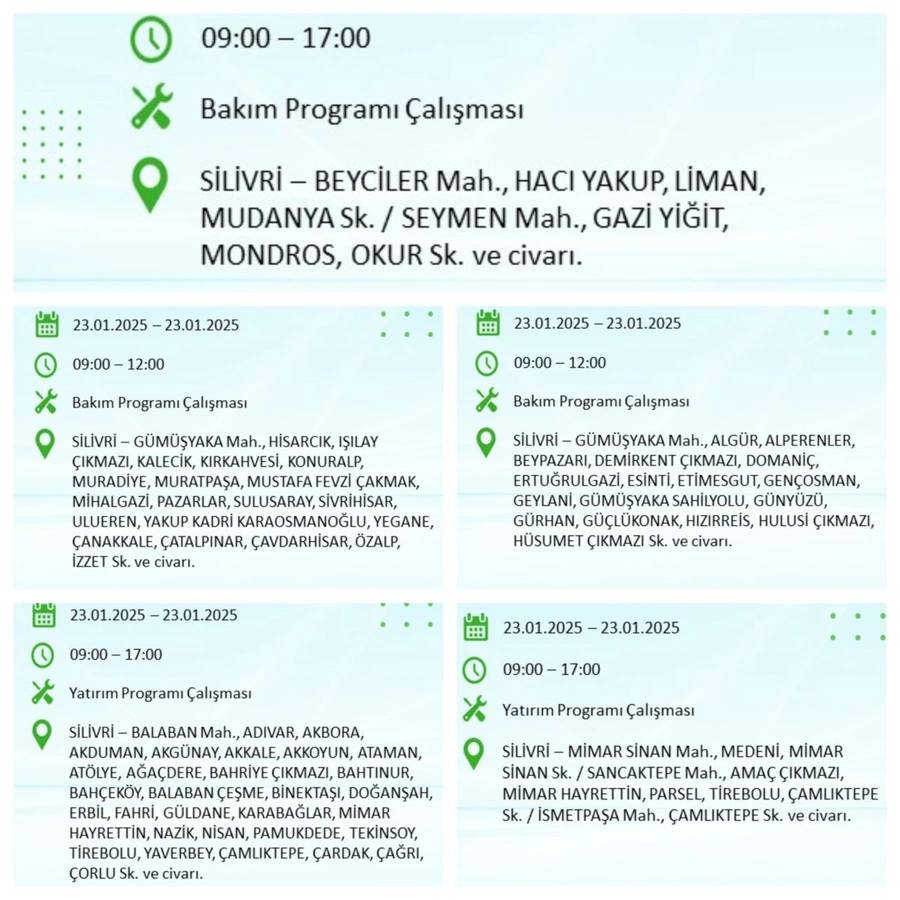 23 Ocak 2025 elektrik kesintisi: BEDAŞ elektrik kesintisi yaşayacak ilçeleri sıraladı 3