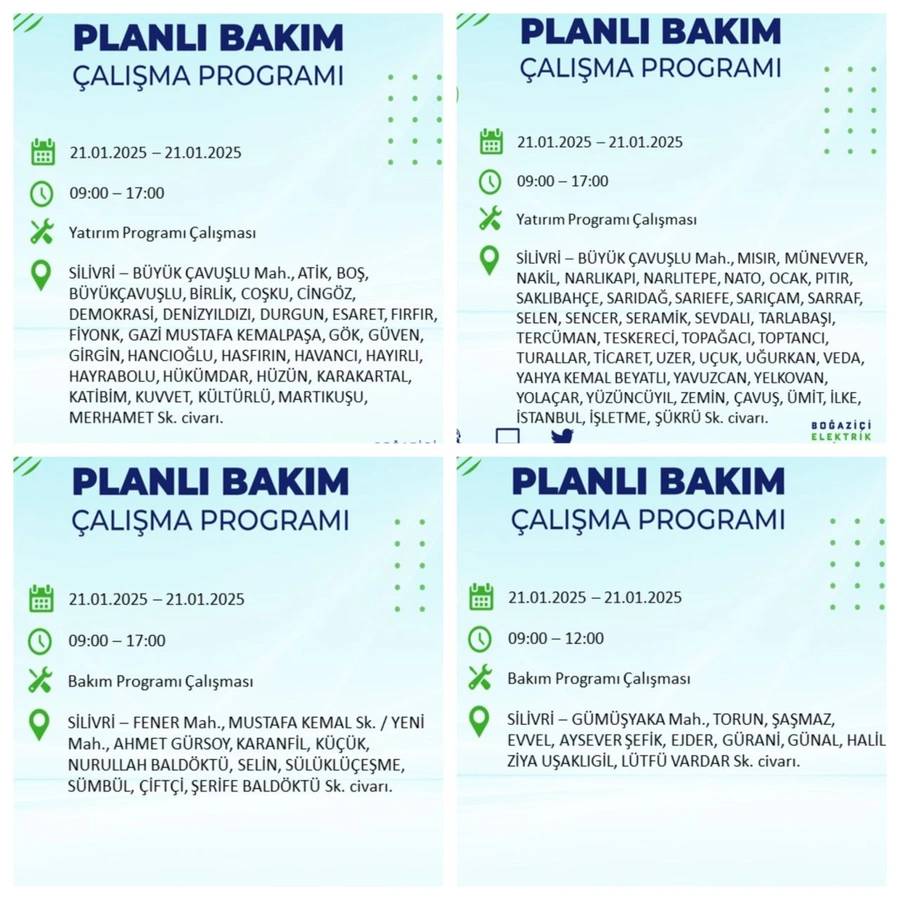 21 Ocak Salı günü saatlerce elektrik olmayacak: BEDAŞ elektrik kesintisi yaşayacak ilçeleri sıraladı 4