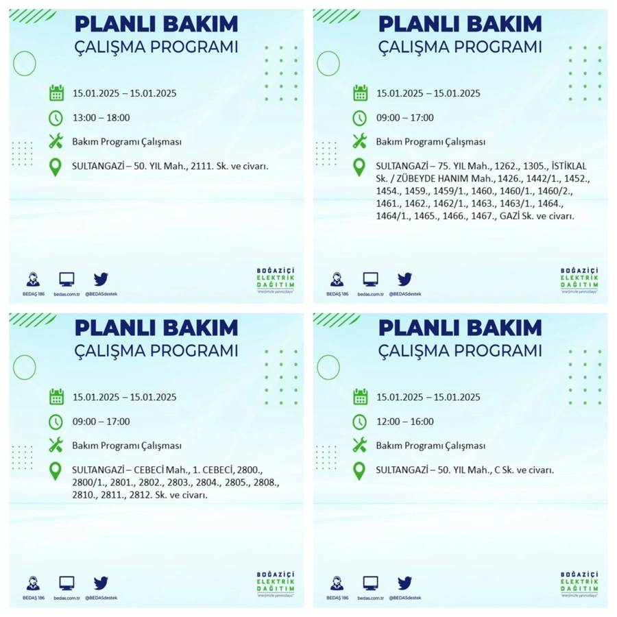 15 Ocak İstanbul elektrik kesintisi: BEDAŞ elektrik kesintisi yaşayacak ilçeleri sıraladı 2