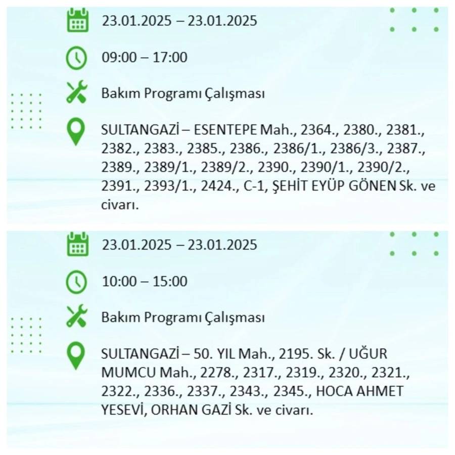 23 Ocak 2025 elektrik kesintisi: BEDAŞ elektrik kesintisi yaşayacak ilçeleri sıraladı 1