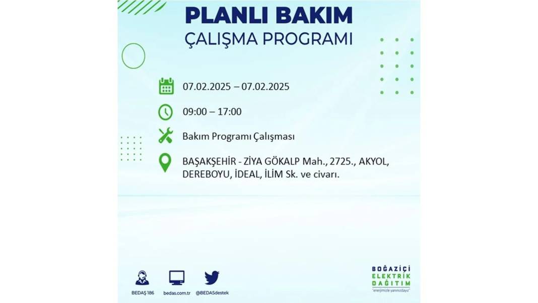 7 Şubat elektrik kesintisi: BEDAŞ elektrik kesintisi yaşayacak ilçeleri teker teker sıraladı. Elektrik ne zaman gelecek? 53