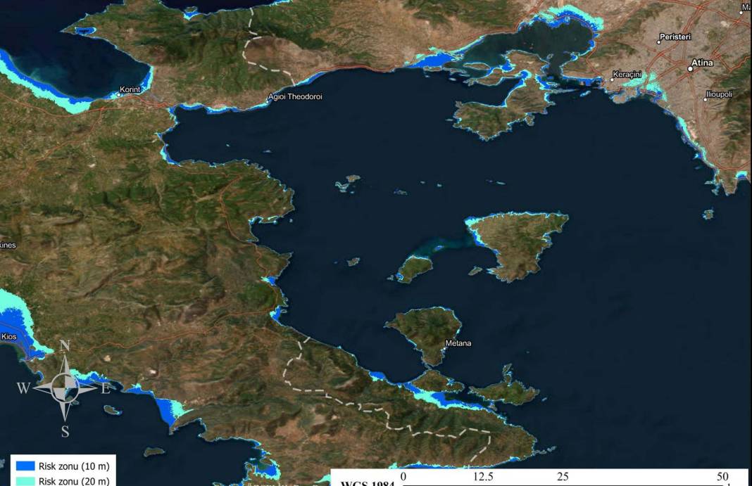 Ege kıyılarındaki tsunami tehlikesi tek tek vurgulandı: İşte taşkın haritaları 5