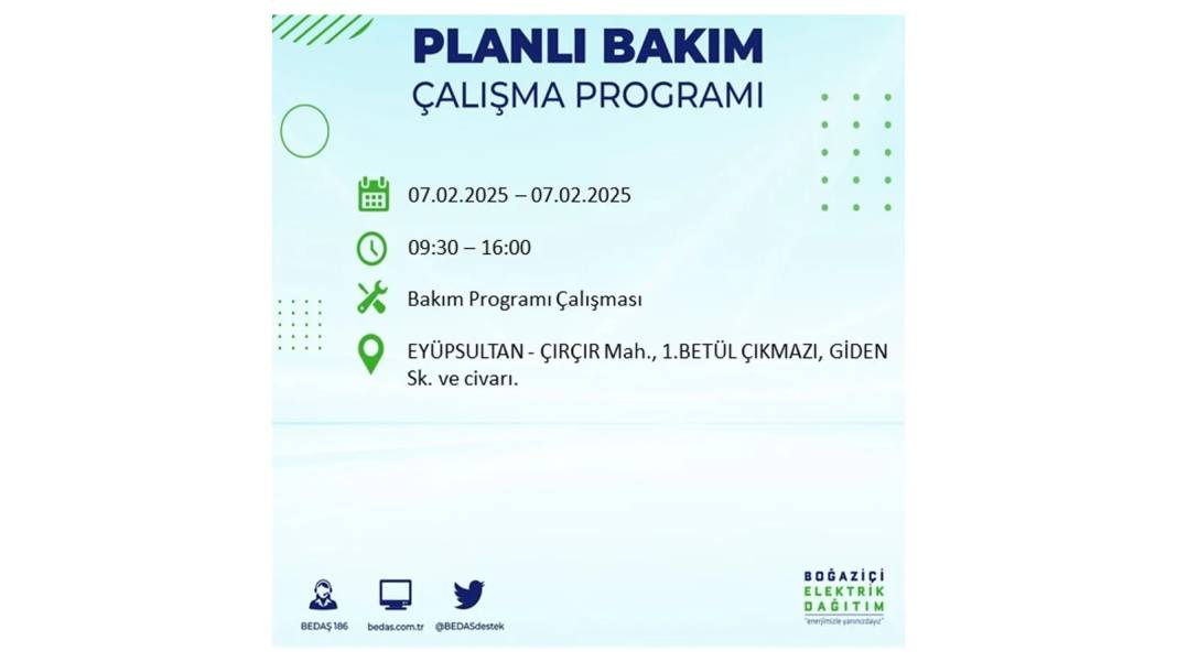 7 Şubat elektrik kesintisi: BEDAŞ elektrik kesintisi yaşayacak ilçeleri teker teker sıraladı. Elektrik ne zaman gelecek? 25