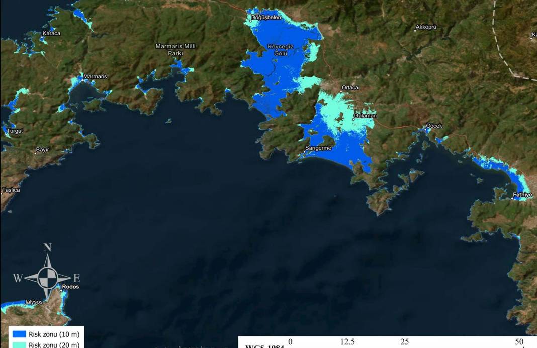 Ege kıyılarındaki tsunami tehlikesi tek tek vurgulandı: İşte taşkın haritaları 6