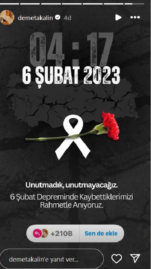 Ünlü isimlerden 6 Şubat’ın yıl dönümü için paylaşımlar: Yaraların kabuk bağlamadığı bir ülke 9