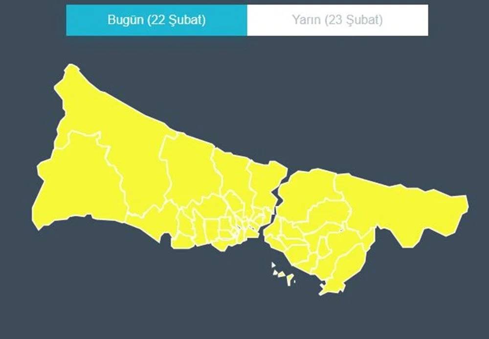 BU GECE İSTANBUL DONACAK: Tüm ilçelere sarı kodlu uyarı geçildi! Kar kalınlığı 40 cm'yi bulabilir 3