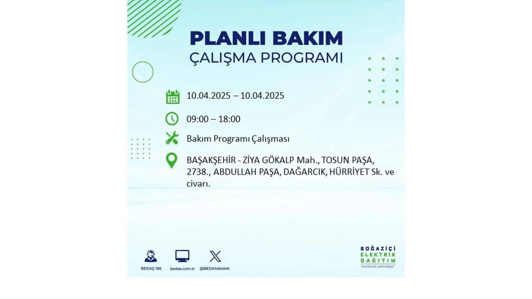 10 Nisan İstanbul elektrik kesintisi: BEDAŞ elektrik kesintisi yaşayacak ilçeleri sıraladı. Elektrikler ne zaman gelecek? 59