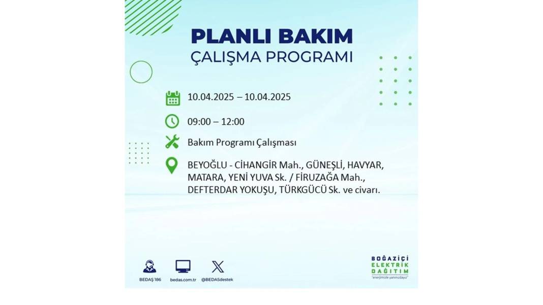 10 Nisan İstanbul elektrik kesintisi: BEDAŞ elektrik kesintisi yaşayacak ilçeleri sıraladı. Elektrikler ne zaman gelecek? 54
