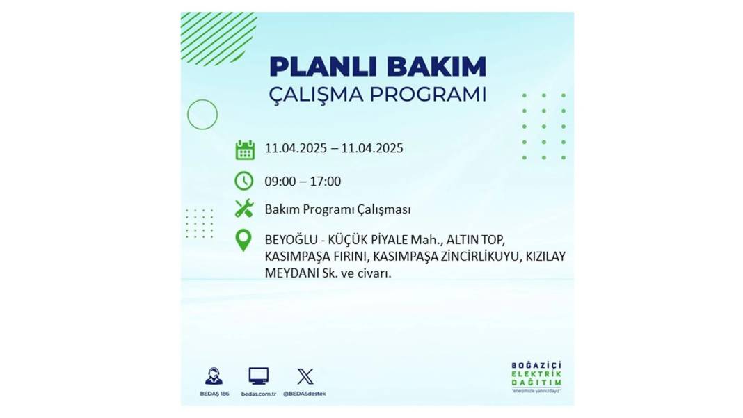 11 Nisan Cuma İstanbul elektrik kesintisi: BEDAŞ elektrik kesintisi yaşayacak ilçeleri sıraladı. Elektrikler ne zaman gelecek? 53