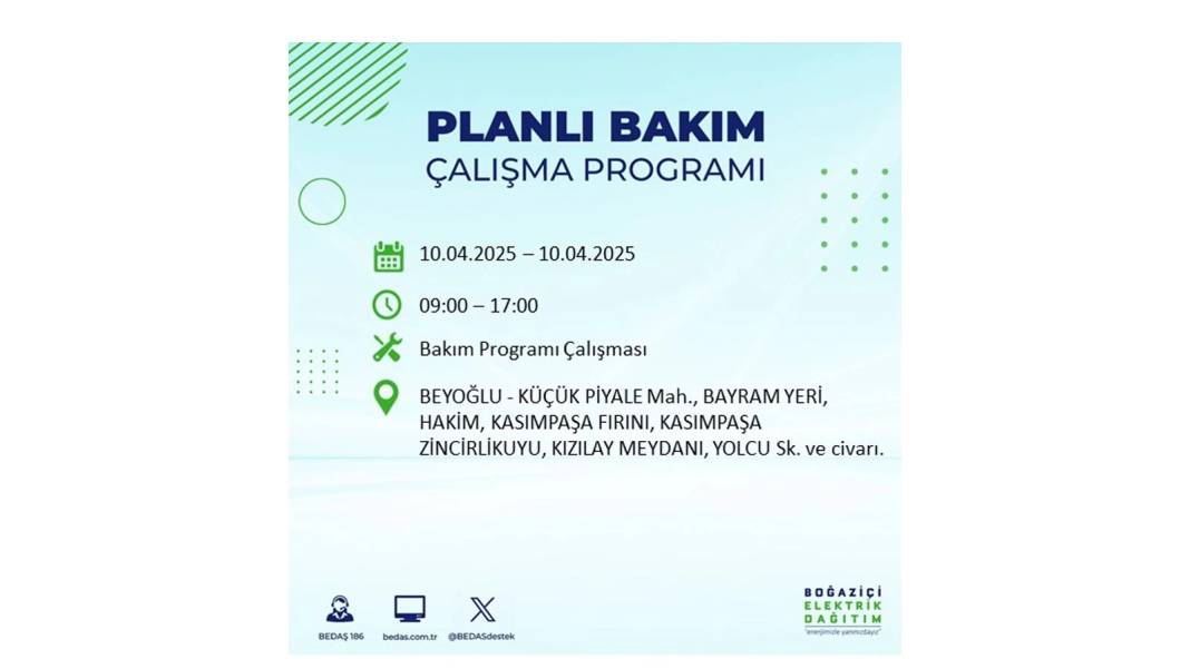 10 Nisan İstanbul elektrik kesintisi: BEDAŞ elektrik kesintisi yaşayacak ilçeleri sıraladı. Elektrikler ne zaman gelecek? 49