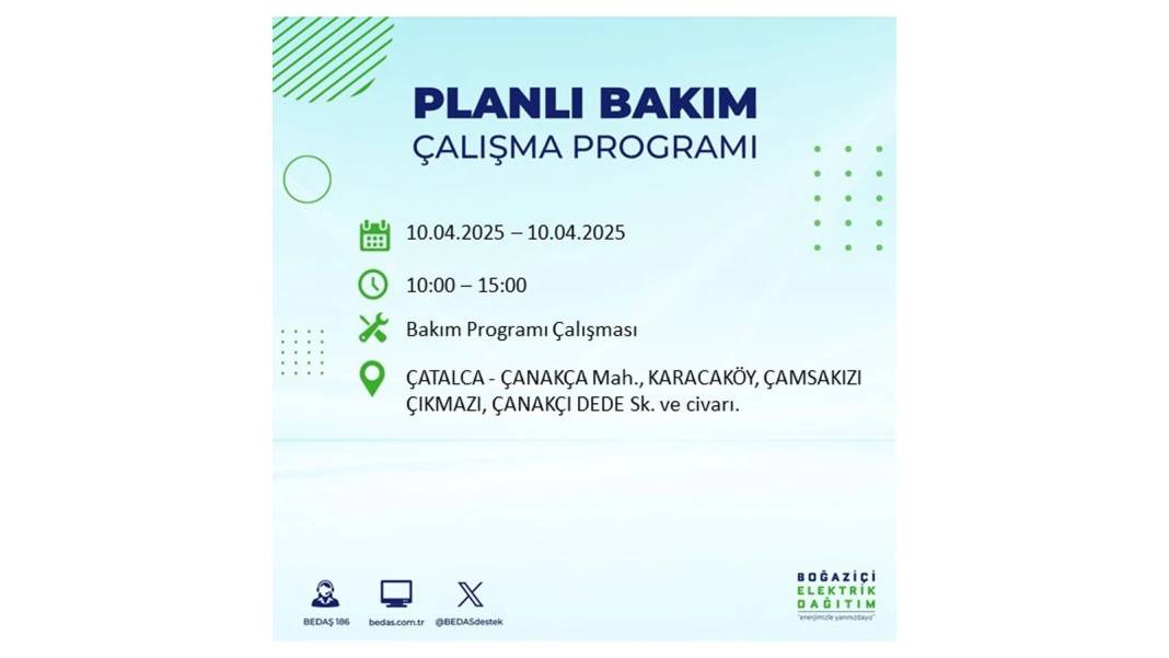 10 Nisan İstanbul elektrik kesintisi: BEDAŞ elektrik kesintisi yaşayacak ilçeleri sıraladı. Elektrikler ne zaman gelecek? 44