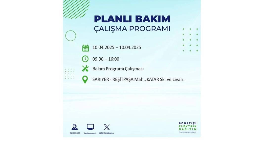 10 Nisan İstanbul elektrik kesintisi: BEDAŞ elektrik kesintisi yaşayacak ilçeleri sıraladı. Elektrikler ne zaman gelecek? 15