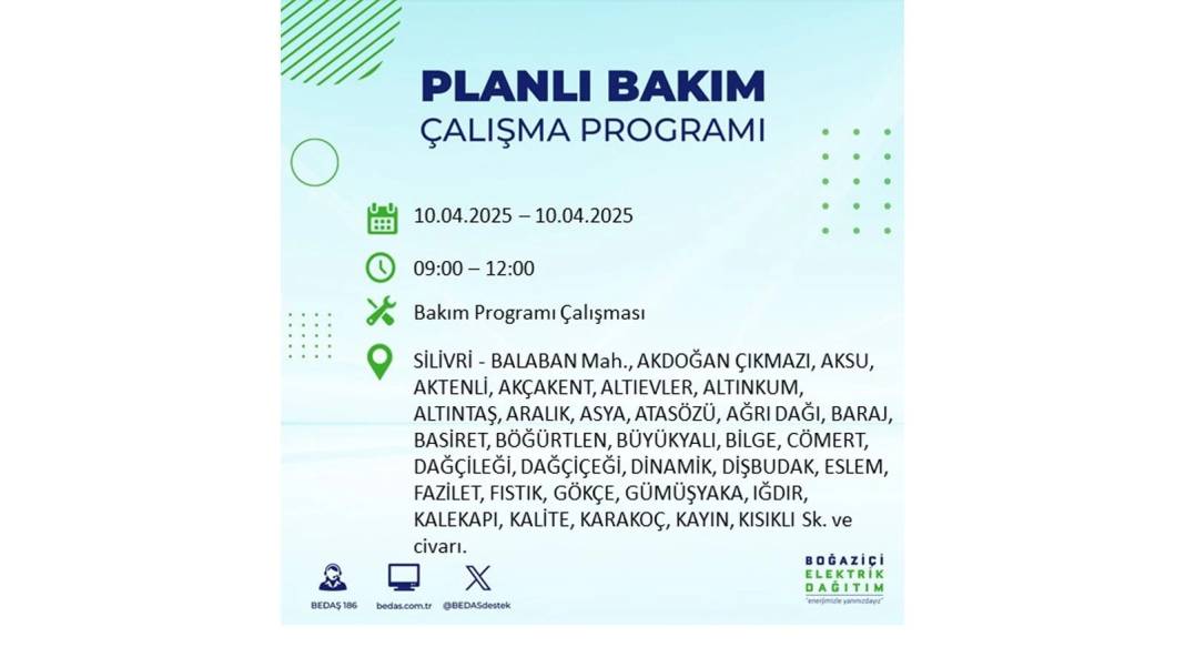 10 Nisan İstanbul elektrik kesintisi: BEDAŞ elektrik kesintisi yaşayacak ilçeleri sıraladı. Elektrikler ne zaman gelecek? 10