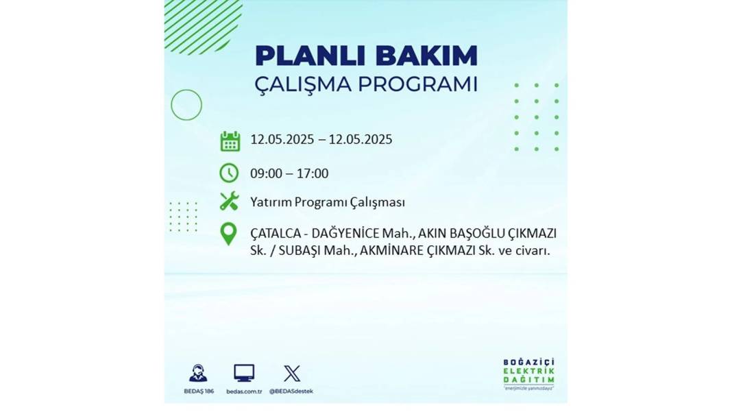 12 Mayıs İstanbul elektrik kesintisi: BEDAŞ elektrik kesintisi yaşayacak ilçeleri sıraladı. Elektrikler ne zaman gelecek? 40