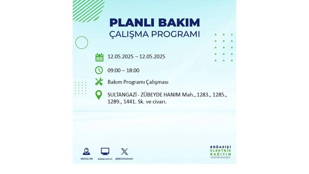 12 Mayıs İstanbul elektrik kesintisi: BEDAŞ elektrik kesintisi yaşayacak ilçeleri sıraladı. Elektrikler ne zaman gelecek? 30