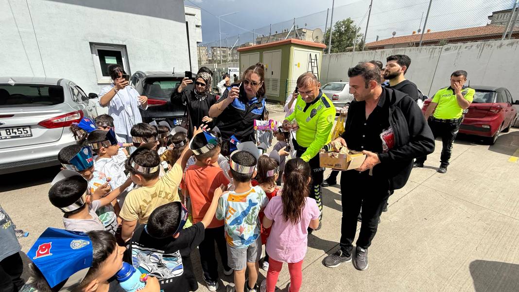 Miniklerden polis merkezine ziyaret 4