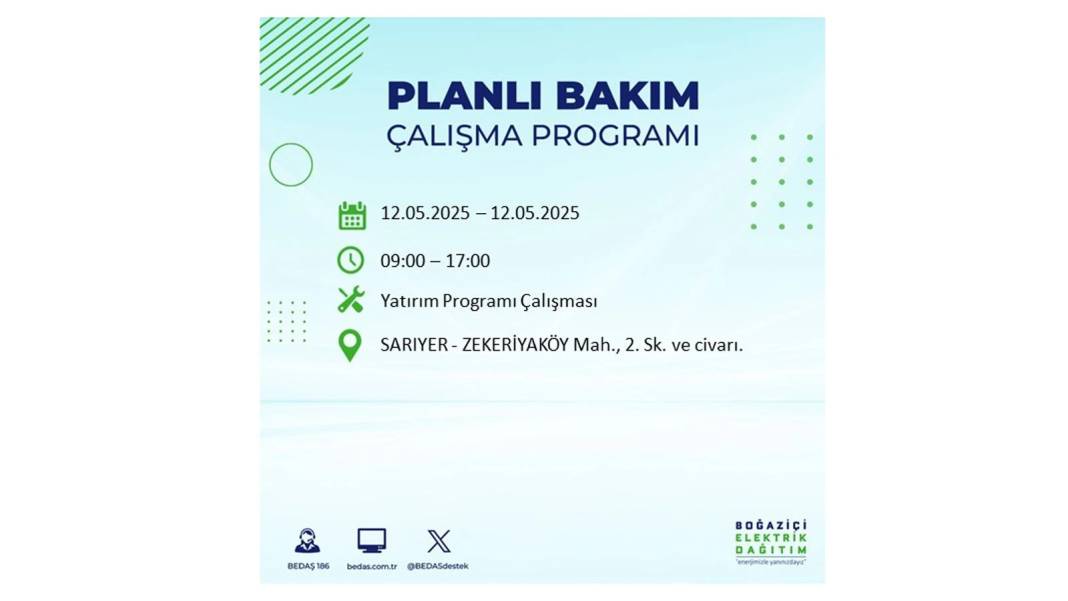 12 Mayıs İstanbul elektrik kesintisi: BEDAŞ elektrik kesintisi yaşayacak ilçeleri sıraladı. Elektrikler ne zaman gelecek? 13