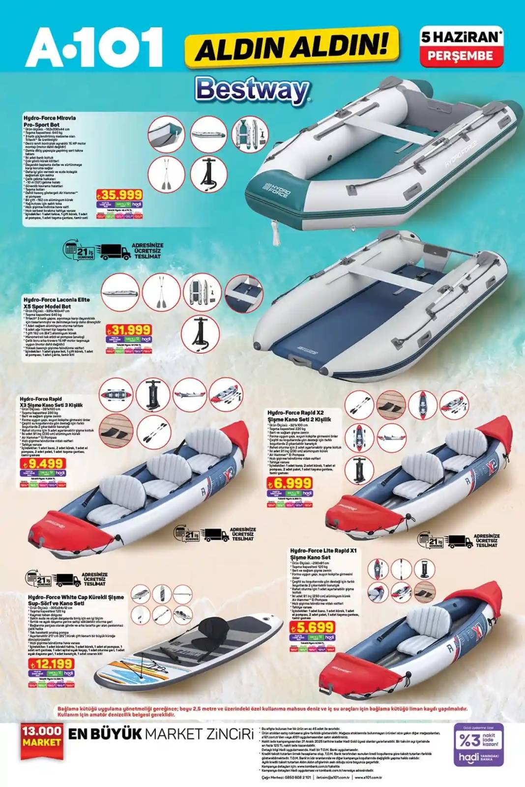 A101'E SPOR BOT VE 150 CC MOTOSİKLET GELİYOR: A101 5 Haziran indirim kataloğu yayımlandı! 8