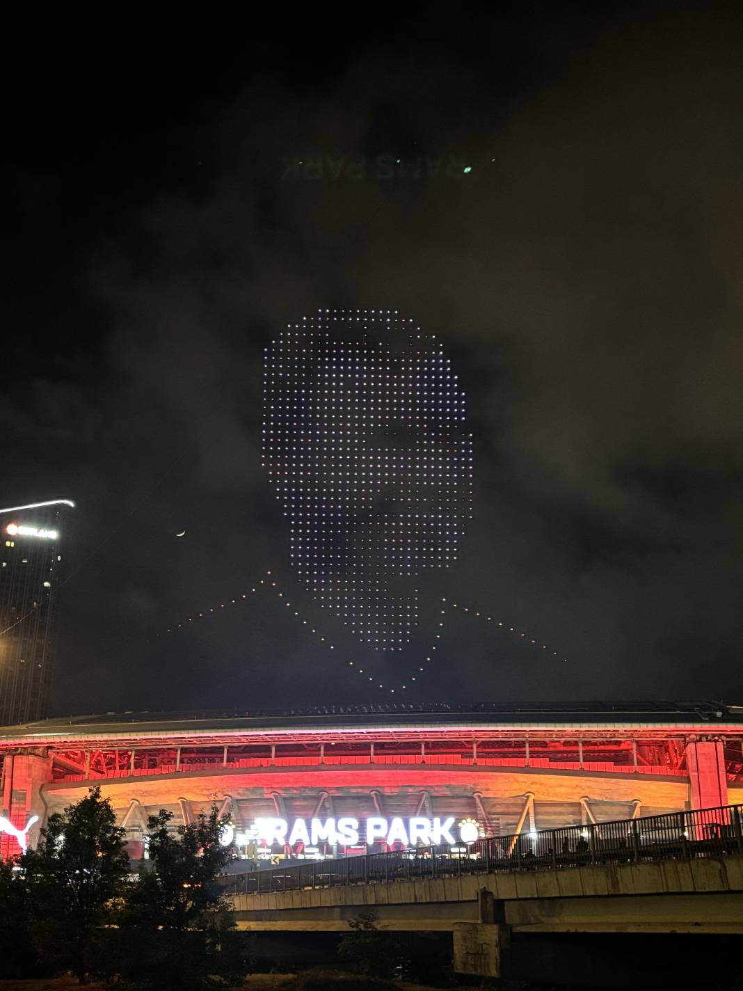 Galatasaray'dan dron gösterisi: Kutlamalara damga vurdu 7