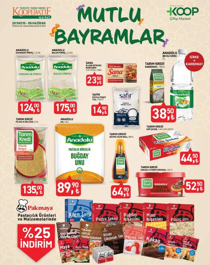 TARIM KREDİ'DEN KURBAN BAYRAMI'NA ÖZEL DEV İNDİRİMLER: 28 Mayıs-9 Haziran indirim kataloğunda yok yok! 6