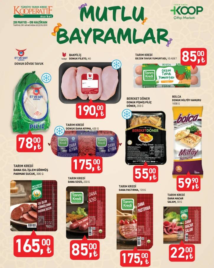 TARIM KREDİ'DEN KURBAN BAYRAMI'NA ÖZEL DEV İNDİRİMLER: 28 Mayıs-9 Haziran indirim kataloğunda yok yok! 5
