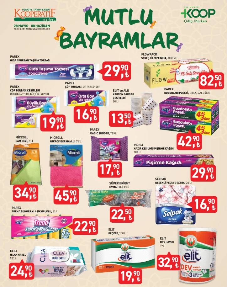 TARIM KREDİ'DEN KURBAN BAYRAMI'NA ÖZEL DEV İNDİRİMLER: 28 Mayıs-9 Haziran indirim kataloğunda yok yok! 9