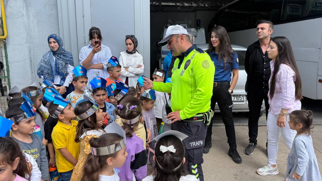 Miniklerden polis merkezine ziyaret 1