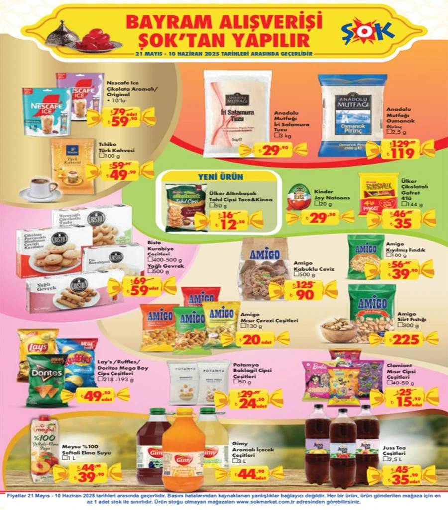 ŞOK BAYRAM İNDİRİMLERİNE START VERDİ: 21 Mayıs ŞOK aktüel kataloğu yayınlandı! 4
