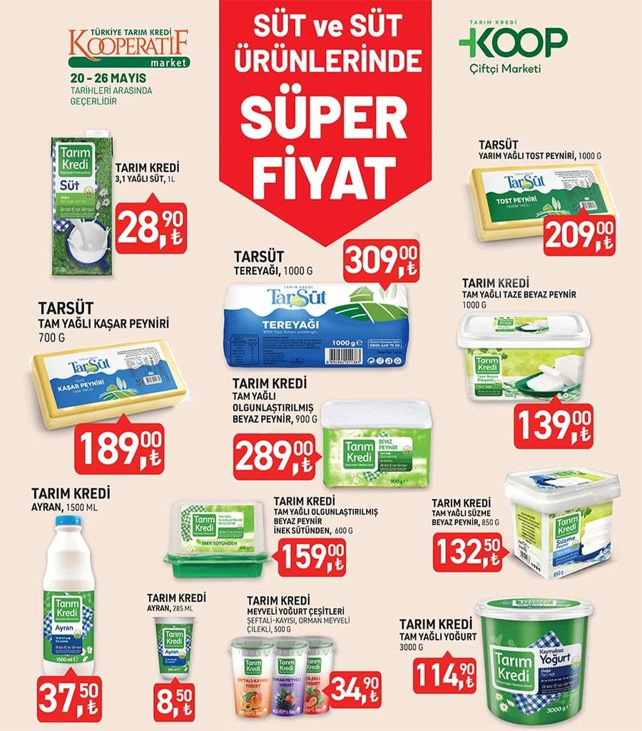 BU İNDİRİMLERİ KAÇIRAN KAHROLUR: Tarım Kredi Kooperatif temel gıdada büyük indirime gitti. Son gün 26 mayıs! 3