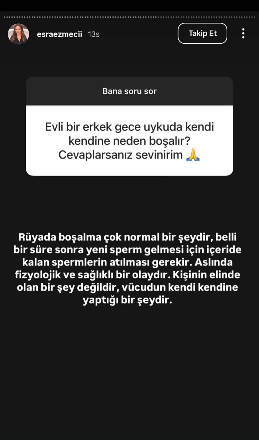 "Eşime ‘Senin pen..n küçük mü?’ dedim, kırıldı!" Esra Ezmeci’yi bile şaşırtan sorular 25