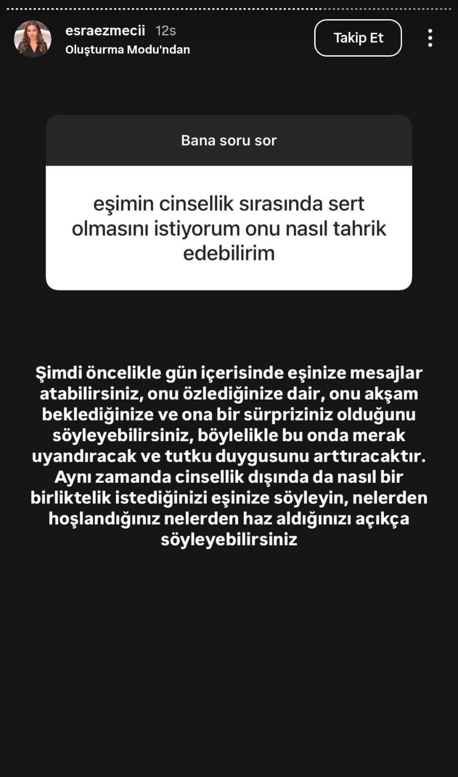 "Eşime ‘Senin pen..n küçük mü?’ dedim, kırıldı!" Esra Ezmeci’yi bile şaşırtan sorular 23
