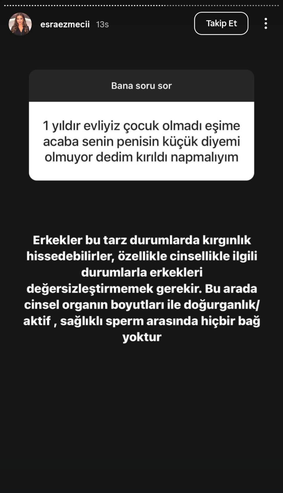 "Eşime ‘Senin pen..n küçük mü?’ dedim, kırıldı!" Esra Ezmeci’yi bile şaşırtan sorular 14