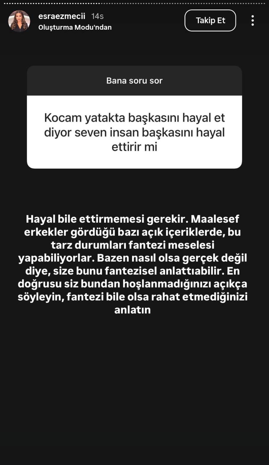 "Eşime ‘Senin pen..n küçük mü?’ dedim, kırıldı!" Esra Ezmeci’yi bile şaşırtan sorular 7