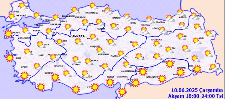 Resmen kavrulacağız! O saatlerde sakın dışarı çıkmayın: Meteoroloji'den yüksek sıcaklık uyarısı 1